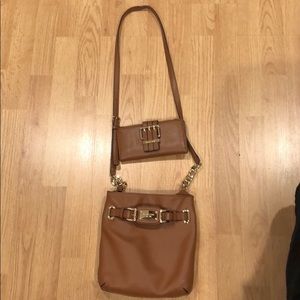 Michael kors crossbody and wallet